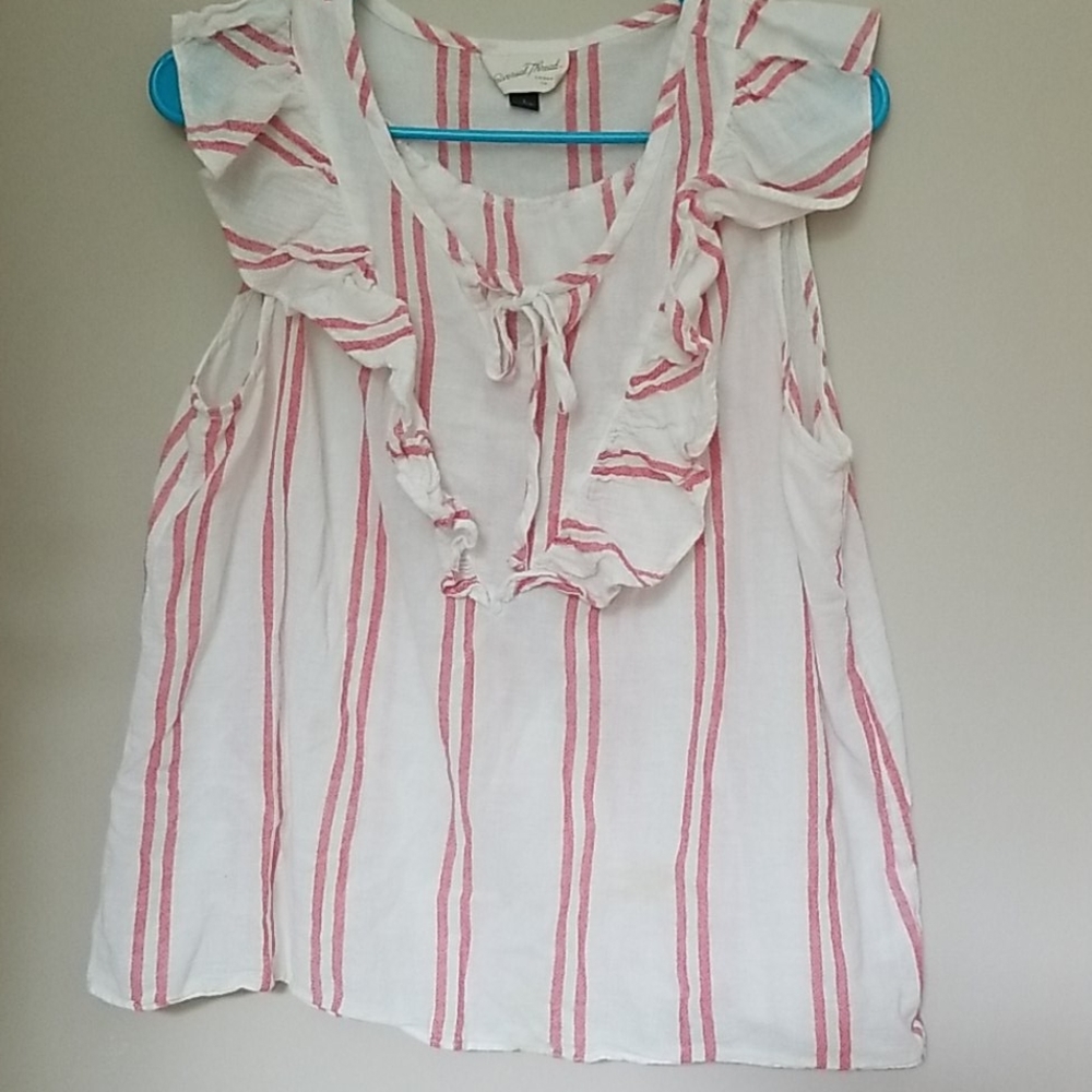 Striped blouse sz L